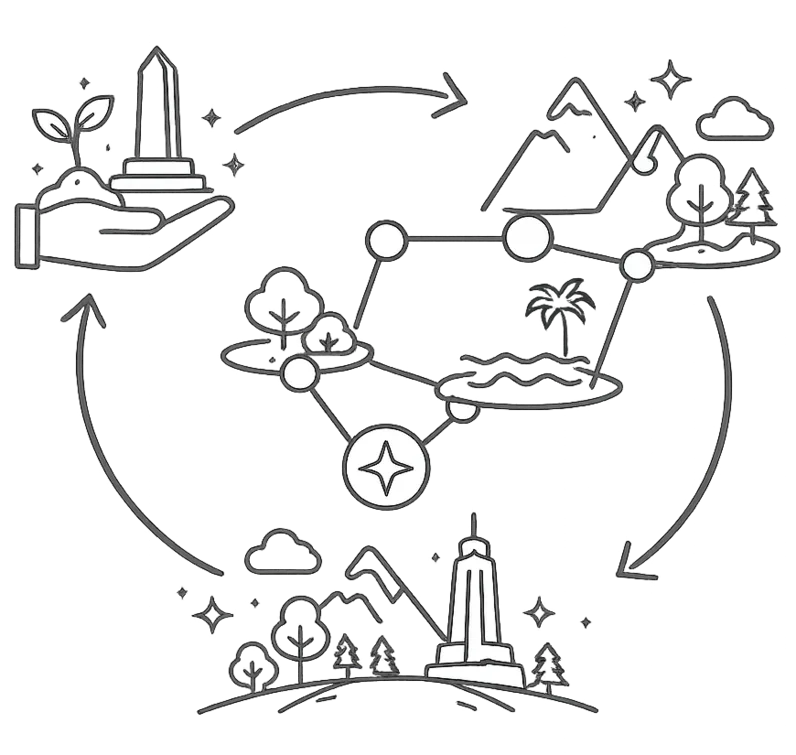 Plant, connect and expand your atlas